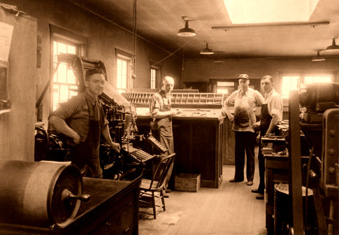 Graham Family in New Century Printing Company