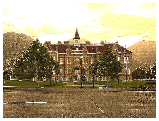 Sunrise on Academy Square in 2008