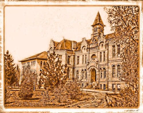 Lower Campus Engraving - 1905