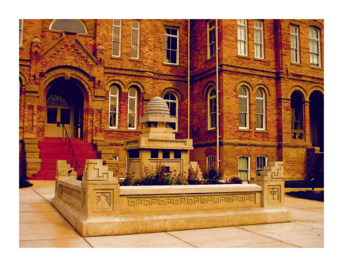 New Beehive Fountain, Provo City Library 2001