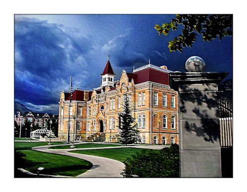 Stormy Day on Academy Square