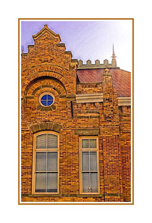 Brigham Young Academy Roof & Windows Detail