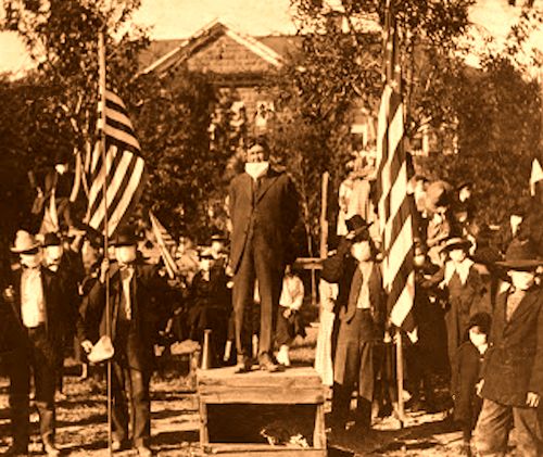 E. H. Snow speaks at 1918 Armistice in St. George