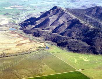 Goshen, Utah, aerial view