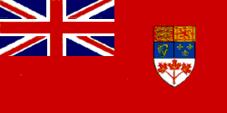 Canadian Flag 1957-65, followed by Maple Leaf flag