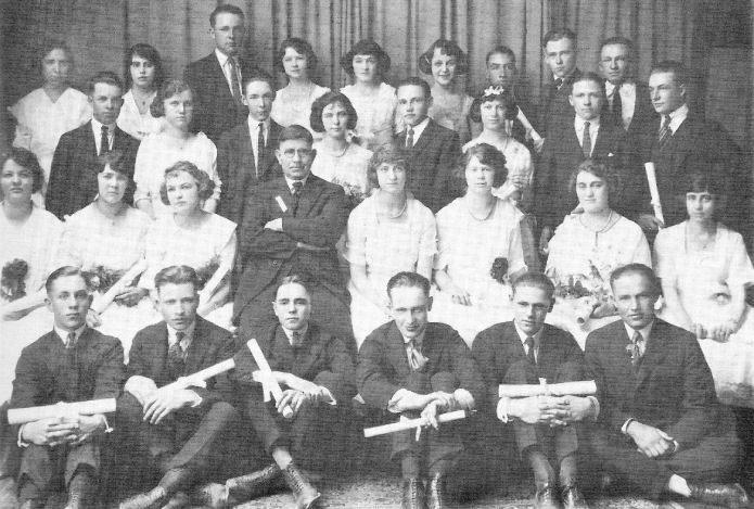 Graduating Class of 1921 - Brigham Young High Sch.