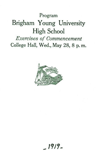 1919 BYH Graduation Program - 1