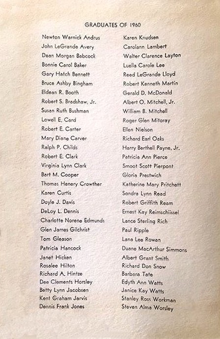 1960 BYH Graduation Program - 4