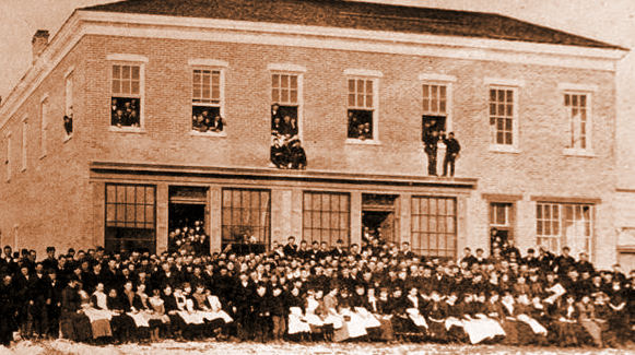 The Lewis Building of Brigham Young Academy, Provo