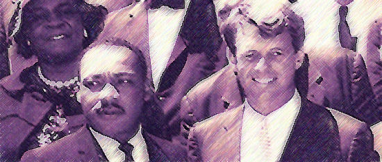 Martin Luther King, Jr., and Robert F. Kennedy