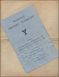 1948 B. Y. Basketball Victory Bankquet Program