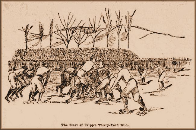 1896 Football - BYA vs U of U - No headgear!