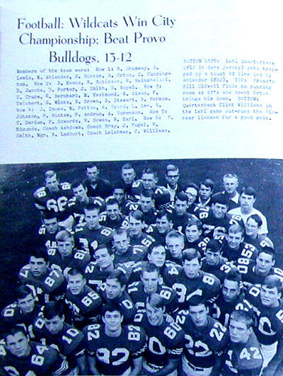 1968:The Final BYH Football Team