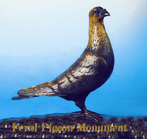 Statue Design: the Feral Memorial Pigeon