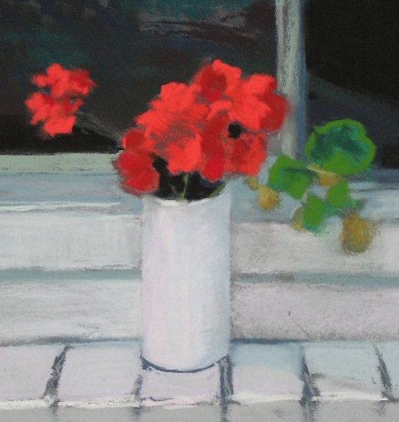 Anna B. Hart's geranium flowers