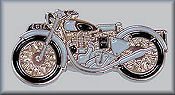 1950 Enfield Motorcycle Pin