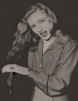 A broken necklace