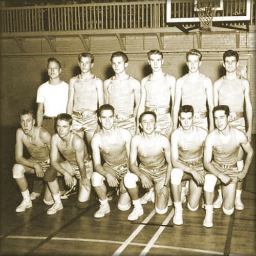 The 1949 State Basketball Champion Team & Coach