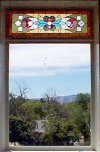 Stained glass from the inside